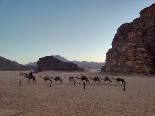 die Rush hour ist vorbei, es wird ruhiger 