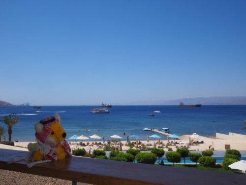 Das Rote Meer in Aqaba